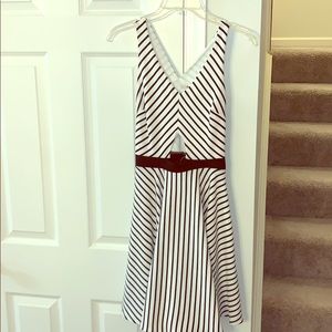 ❤️‍🔥 🤍🖤striped dress NWOT